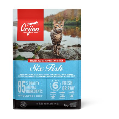 臻选Orijen渴望六种鱼猫粮5.4kg