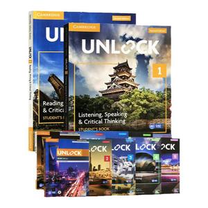 剑桥Unlock教材 剑桥少儿英语考试教材Reading Writing Listening Speaking 1 2 3 4 5级别中学英语阅读写作听力口语课程培训教材