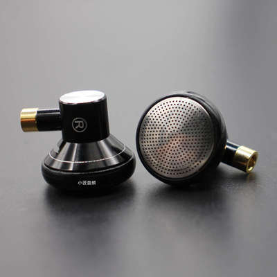 小匠音频15.4mm金属平头耳塞金色LCP膜 HIFI人声mmcx母座插针耳机