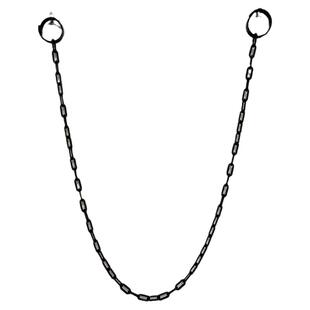 万圣节COS演出脚链铐2米仿真道具塑料手链细链锁链铐镣铐囚犯刑具