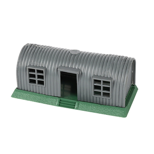 JEU旧义军事模型玩具配件 指挥中心基地营房帐篷8只装 男孩成品