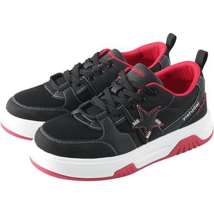 奕时代大码鞋子男童板鞋大童户外防滑运动鞋胖脚鞋男孩透气休闲鞋