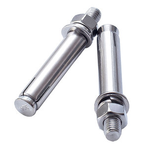 304不锈钢膨胀螺丝 外膨胀螺栓M8M10M6M12加长拉爆超长挂钩6mm8mm