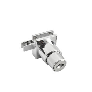 308H锁玻璃移门锁展示柜门锁玻璃柜锁橱窗锁玻璃滑槽锁