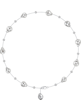 满天星仿制巴洛克异形珍珠项链女小众高级感毛衣链叠戴锁骨链颈链