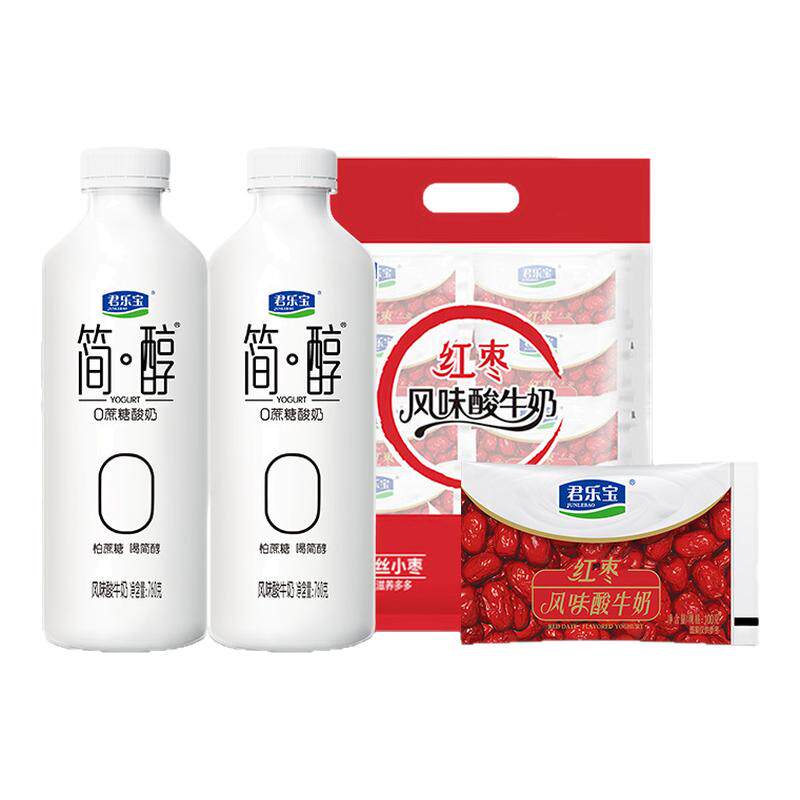 低温酸奶君乐宝简醇酸奶