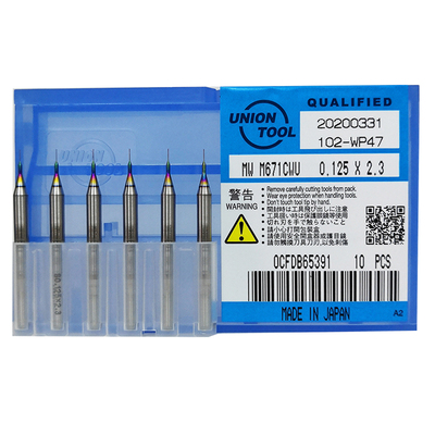 日本佑能ulf镀膜钨钢PCB涂层钻头