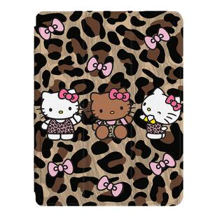 凯蒂猫适用联想小新PadPro12.7寸保护壳Studio拯救者Y700豹纹M10Plus启天K11可爱卡通K10个性8.8寸防摔平板套