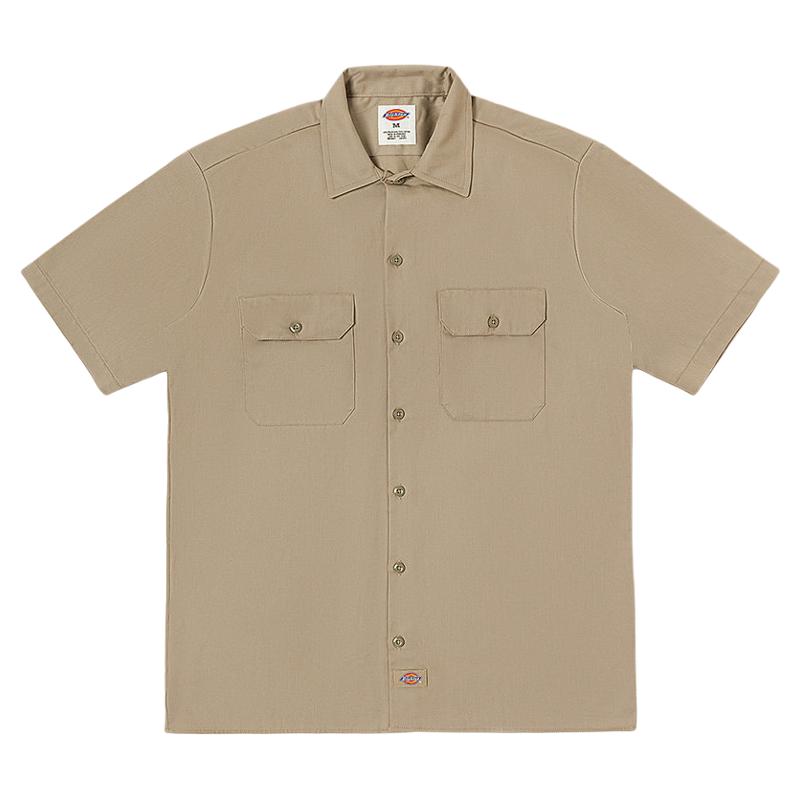 亲肤质感！Dickies短袖工装衬衫