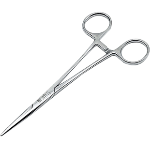 上海金钟医用止血钳不锈钢无镀层血管钳直弯头全齿拔罐钳拔毛夹