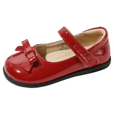 百丽女童春季时尚公主皮鞋