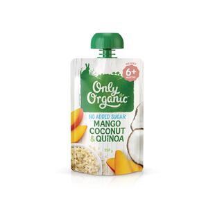 新西兰onlyorganic奥莉有机水果泥 宝宝婴幼儿营养辅食无添加*4件
