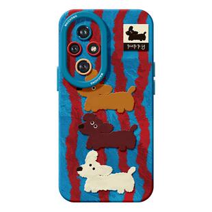 适用荣耀300手机壳女款100pro保护套90gt防摔80硅胶honor全包70pro+高级60se腊肠小狗50青春版200好看软外壳