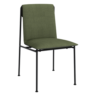 森川餐椅轻奢高级软包靠背椅子家用客厅设计感意式极简餐厅餐桌椅