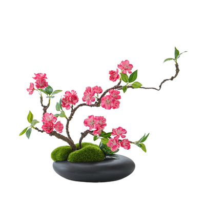 设计师仿真花客厅前台摆件花艺