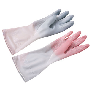 用洗碗手套耐用防水橡胶乳胶厨房刷碗洗衣服干活家务清洁防滑洗菜