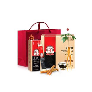 正官庄6年根高丽参ET红参浓缩液补气血人参滋补年货礼盒部分临期