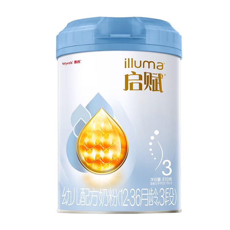 6罐装惠氏幼儿配方奶粉3段810g