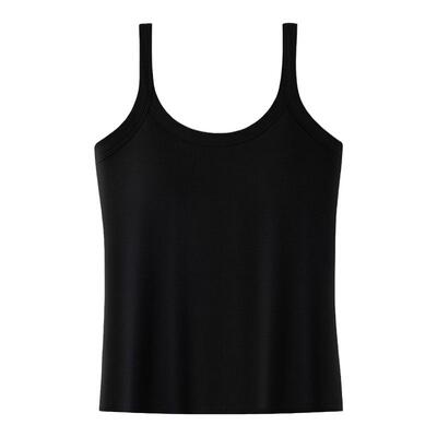 【带胸垫】免穿文胸背心女内搭吊带打底大码外穿美背胸垫一体式夏