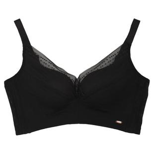 100 %感觉百分百感觉内衣无钢圈中厚B杯调整聚拢光面网纱文胸1559