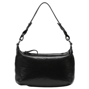 fed植鞣皮头层牛皮真皮女包HOBO包单肩斜挎女士包出游旅行BFA9056