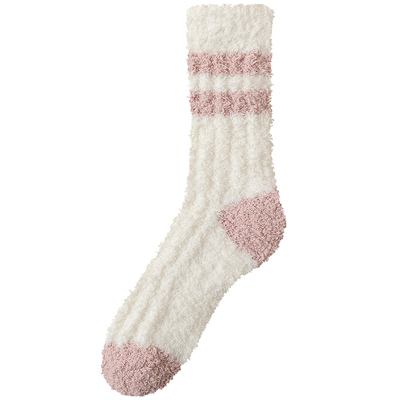 加厚保暖珊瑚绒地板袜冬天抗寒