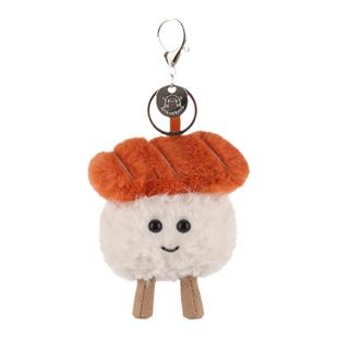 瑞可羊三文鱼寿司书包挂件公仔女生钥匙扣玩偶毛绒包包车挂饰