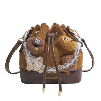 2025新款韩系卡通小熊水桶包