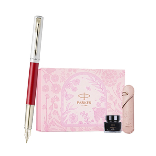 【情人节礼物】派克PARKER威雅系列墨水笔春日礼盒高端送礼女士办公书写生日礼物礼品定制刻字钢笔套装