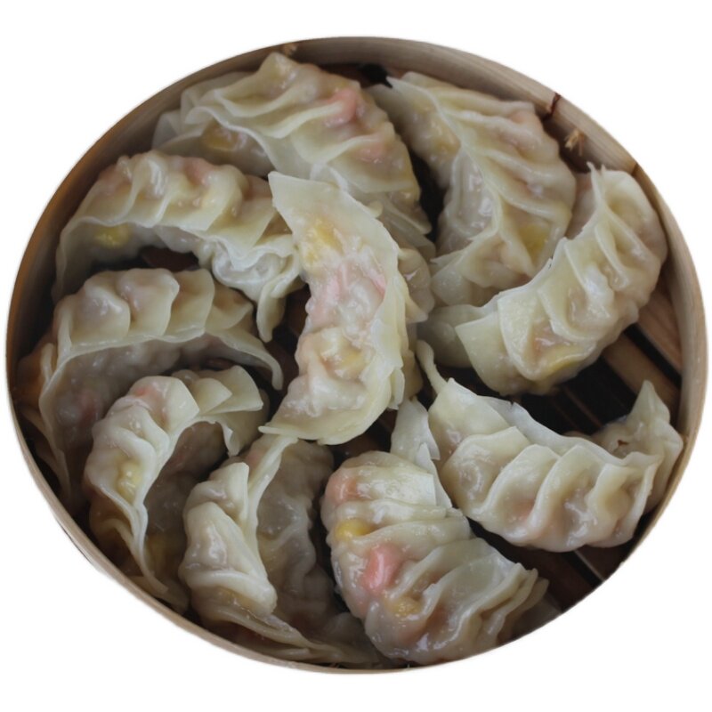 光头佬联圣饺子皮 2斤装半透明玉米蒸饺皮早餐面食泡沫箱加冰包邮