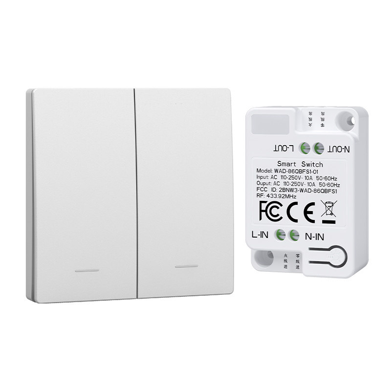 自发电免布线免电池遥控开关