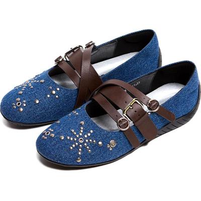 littlegood复古玛丽珍鞋