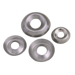 304不锈钢鱼眼垫片凹凸垫圈装饰空心垫片碗形垫片6#8#10#12#