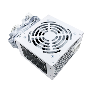 全新亿核台式机电源650瓦750瓦输出稳定全白扁线精致美观安规认证