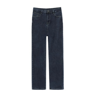 烟管裤女2025新款九分法棍显瘦八分小个子裤子冬季加绒直筒牛仔裤