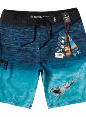 盖浪精品限量速干钻石提花沙滩裤