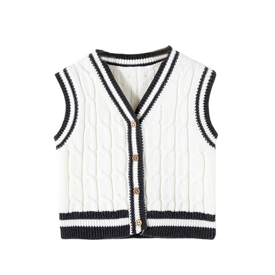 婴儿坎肩洋气风纯棉马夹背心