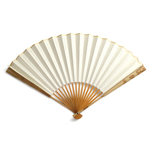 蝴蝶斑扇子斑竹文玩扇9寸18方花斑竹书法折扇蝴蝶花男女扇苏工宣