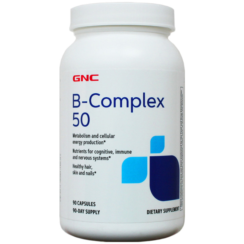 新到27年B族50mg90粒胶囊美国GNC