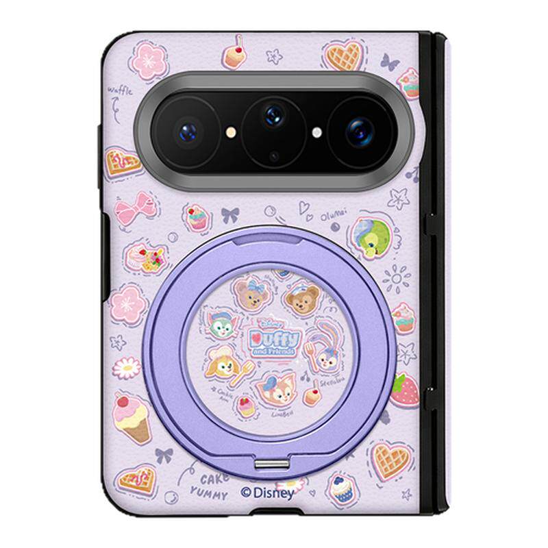 ZHIZHE×甜品七宝适用华为PuraXMax手机壳磁吸带支架小折叠PURA典藏版全包中轴保护套防摔女x2新款迪士尼