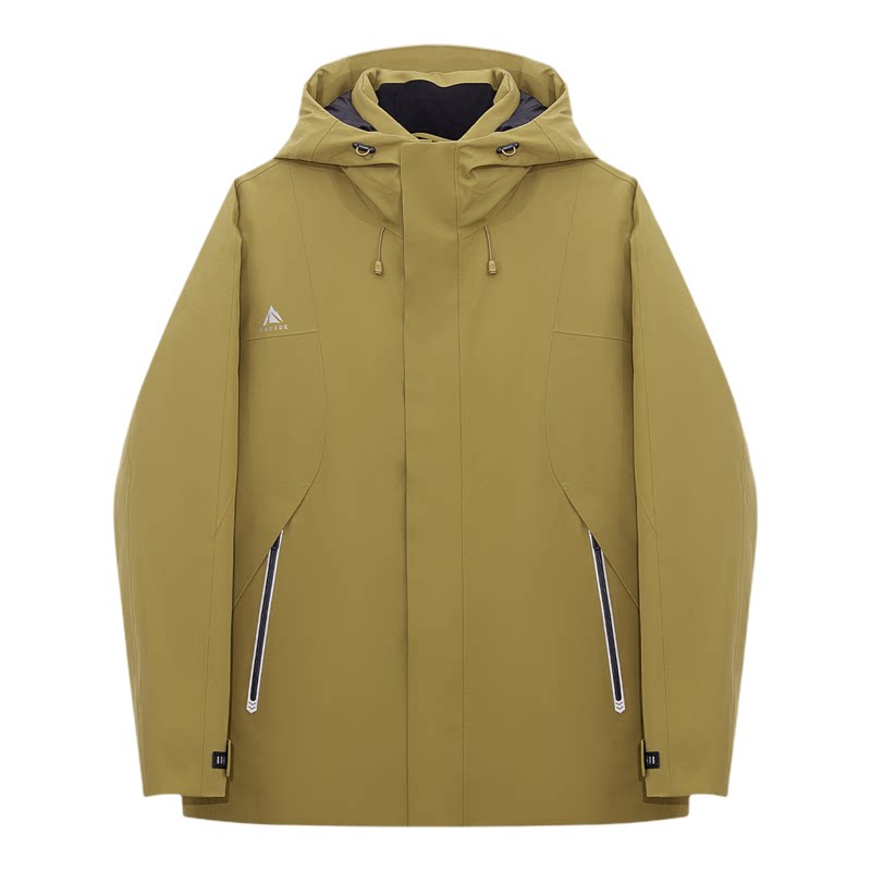 中国狐轩男装冬季短款羽绒服新品