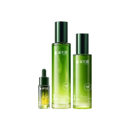 溪木源愈创木抗痘水乳套装油痘敏感肌抑痘舒缓修护控油秋冬护肤品