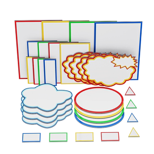 书写磁片黑板磁性贴公开课教具白板磁铁贴片磁性展示贴儿童冰箱贴磁吸标签牌可擦写便利贴姓名磁贴单词卡贴