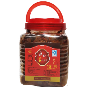包邮四川特产大邑唐场唐桥麻辣豆腐乳1200g(无油)下饭菜调料年货