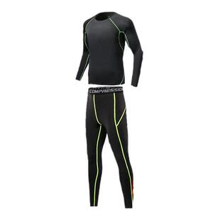 儿童滑雪速干衣保暖内衣紧身训练服冬季运动套装打底男童女童装备