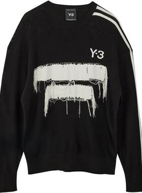 Y-3山本耀司春季撞色卫衣男女款