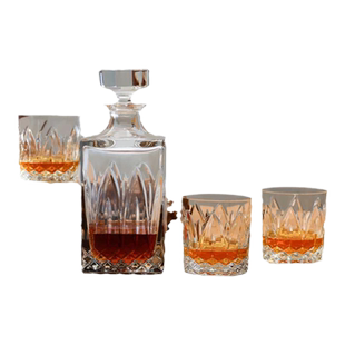 葡萄牙进口Vista Alegre纯手工CHARTRES水晶酒樽高档轻奢威士忌杯