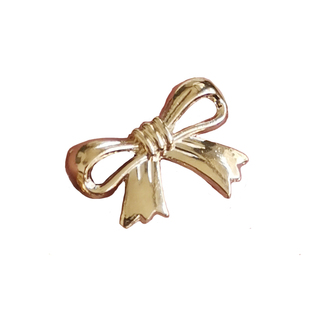 金属镂空蝴蝶结手缝高脚纽扣金色银色女士百搭衬衣装饰扣衬衫开衫