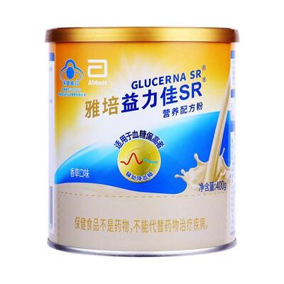 雅培益力佳SR低GI配方粉400g*1罐