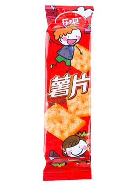 乐吧薯片多种口味非油炸休息办公零食口口香脆怀念小时候的味道